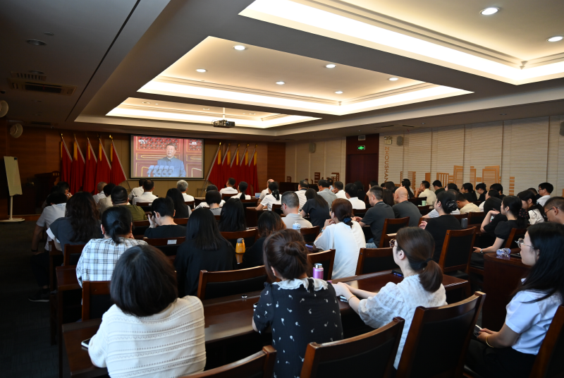 公司組織集中收看紀念中國人民抗日戰爭暨世界反法西斯戰爭勝利80周年大會